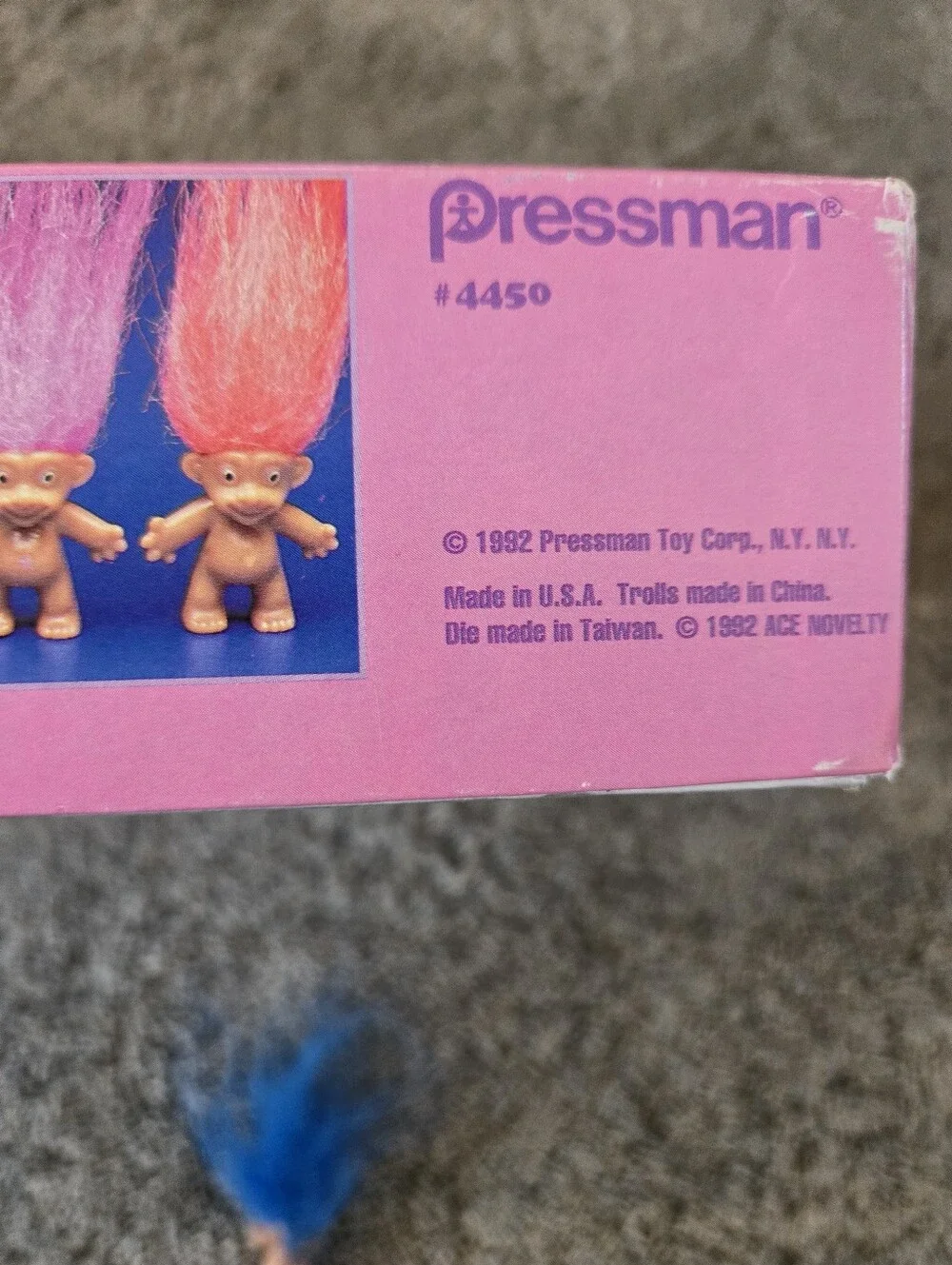 Vintage 1992 Treasure Trolls Search for the Wishstones Board Game 100% Complete